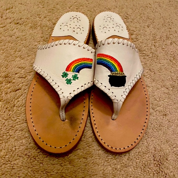 Jack Rogers St. Patrick’s Day Sandal- size 8.5 - Picture 1 of 2
